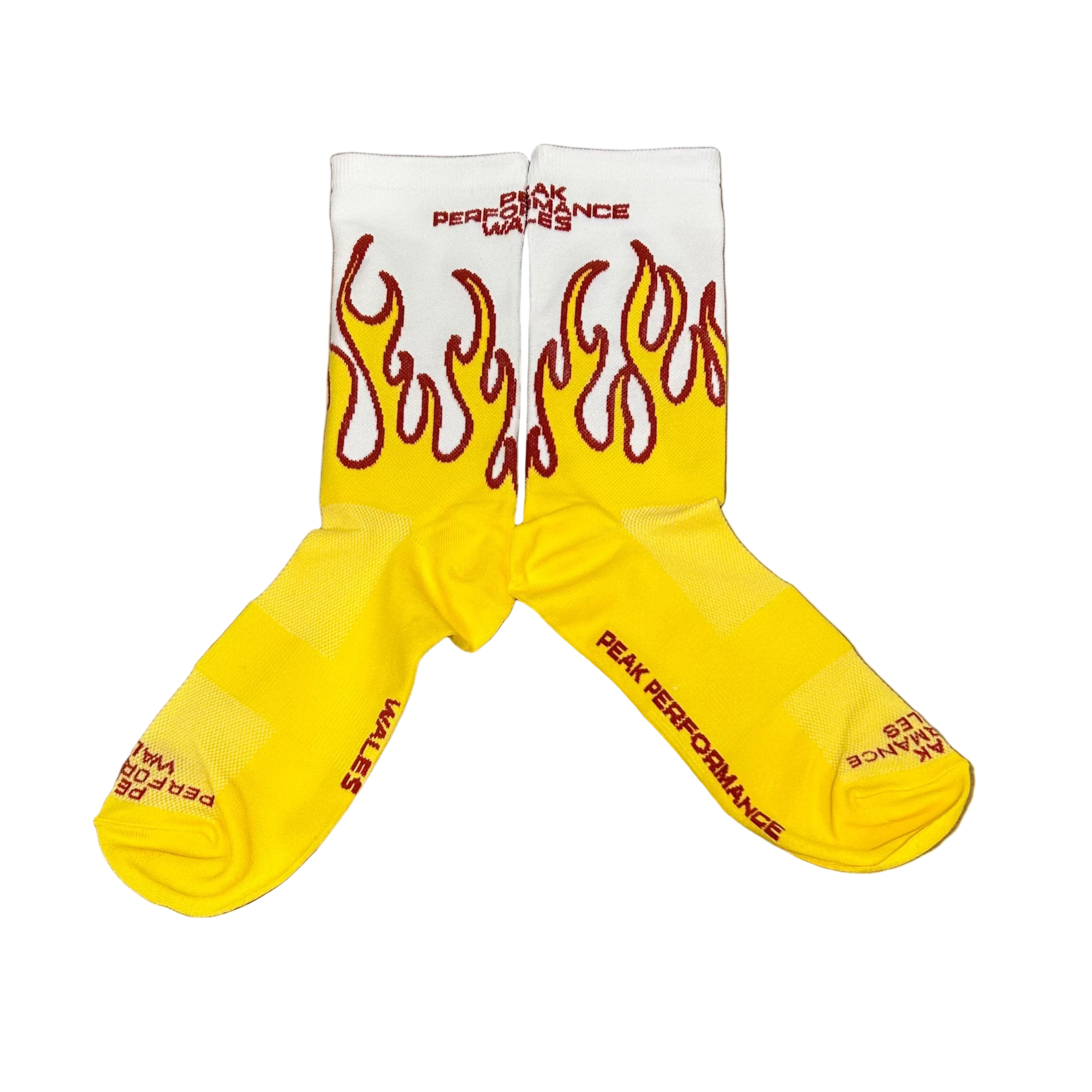 Peak Performance Wales Flame Socks
