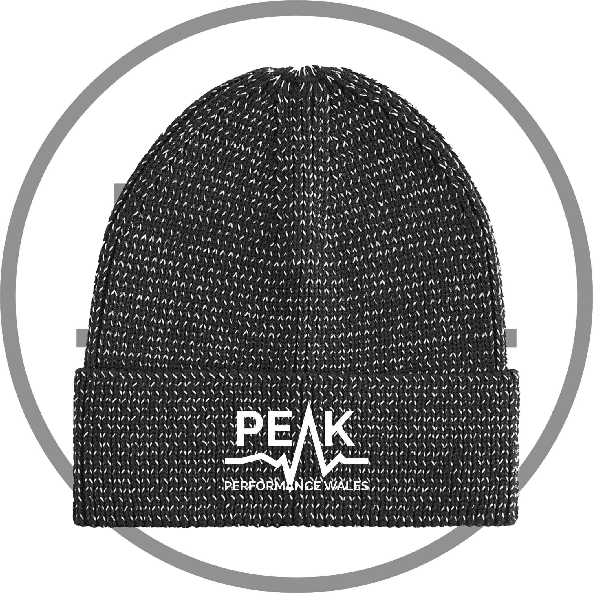 Reflective Embroidered Beanie