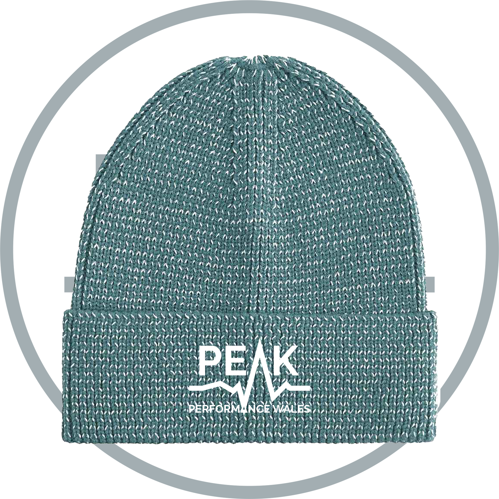 Reflective Embroidered Beanie