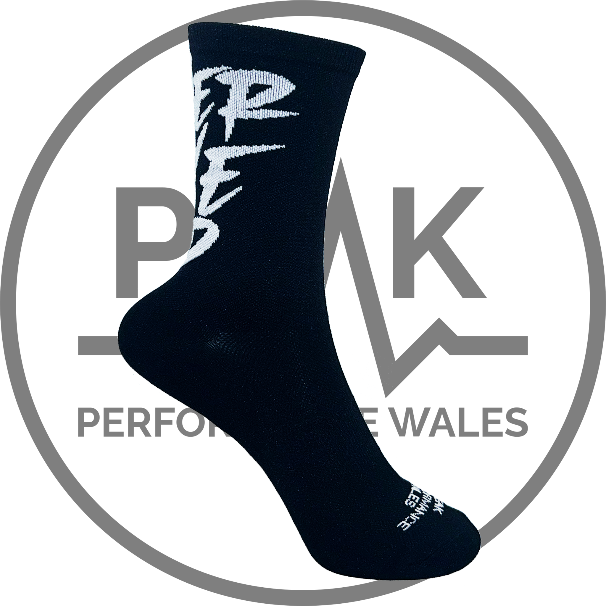 Peak Performance Wales Never Give Up Sock