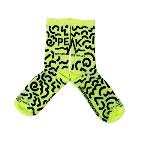 Peak Performance Wales Neon Yellow Socks